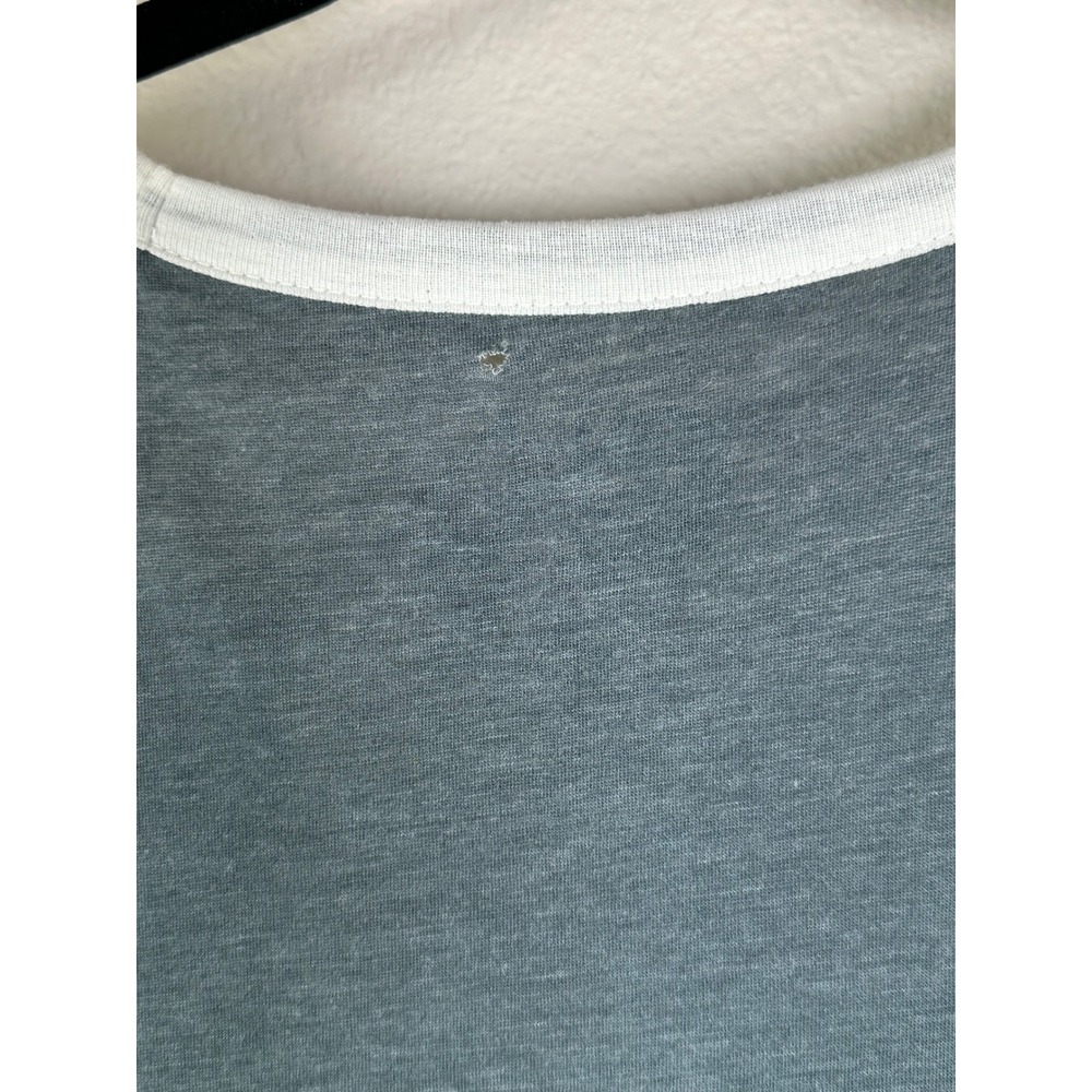 Chaser Grateful Dead Raglan Tee Small Deadhead Graphic 3/4 Sleeve Heather Green - Picture 7 of 9